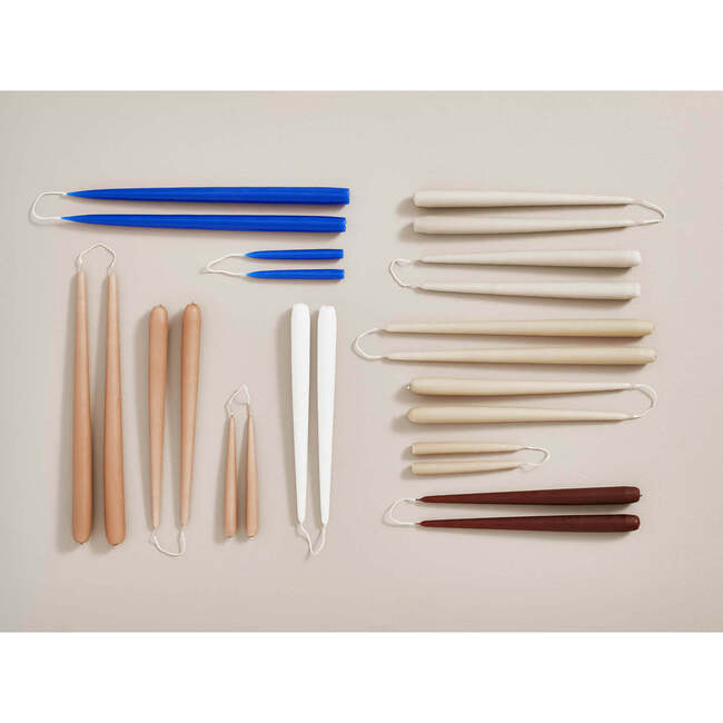 Fukai Medium Candle Set, Clay (Pack Of 2) - Candles - 2