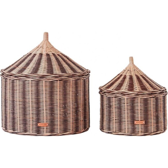 Circus Baskets, Nutmeg (Set Of 2) - Accents - 1