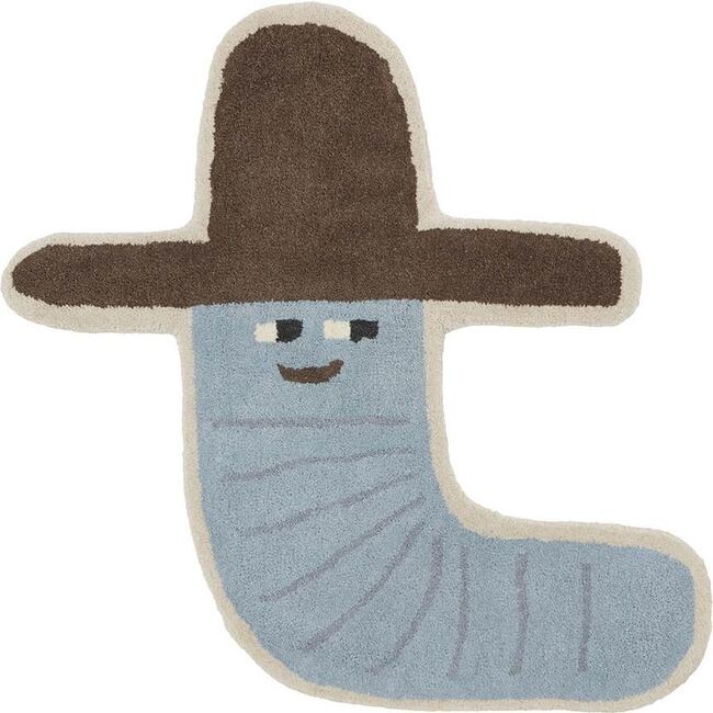 Calle Cowboy Rug, Pale Blue
