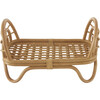 Rattan Rainbow Doll Bed, Natural - Doll Accessories - 1 - thumbnail