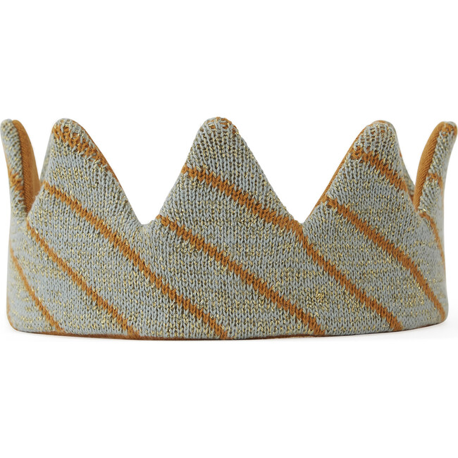 King Costume Crown, Camel/Tourmaline
