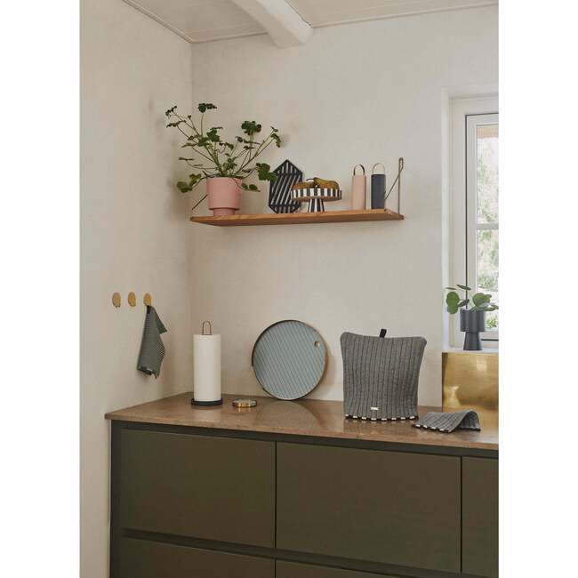 Stringa Potholder, Off-White & Anthracite (Pack Of 2) - Accents - 2