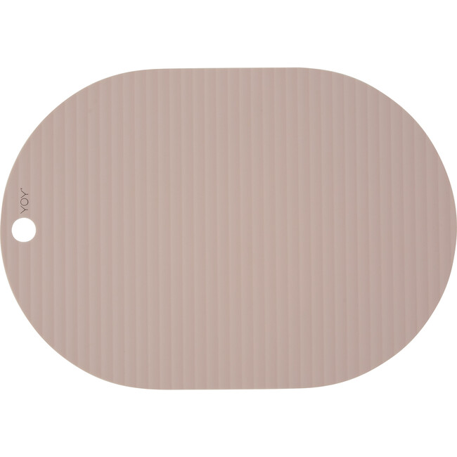 Set of 2 Ribbo Silicone Placemats, Rose - Tabletop - 1