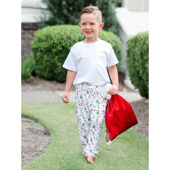 Holiday Boys' Pima Cotton Lounge Pants, Winter's Whimsy - Pants - 3