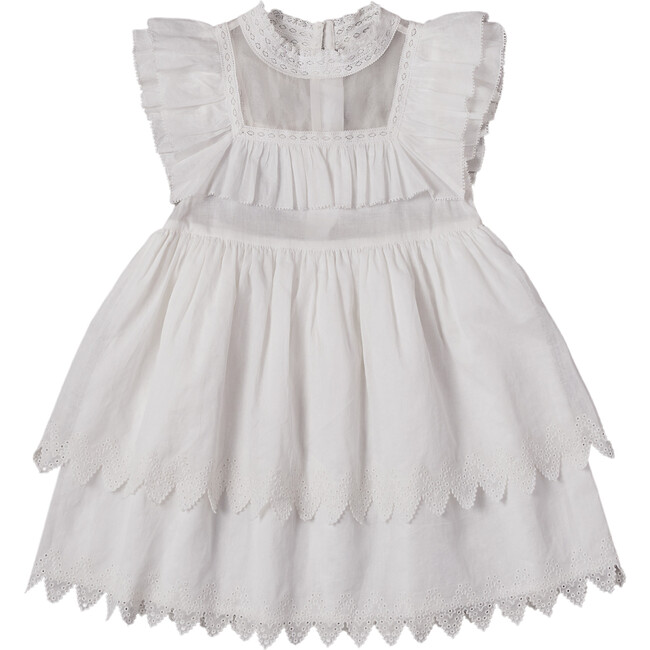 Rosa Dress, Bright White - Dresses - 1