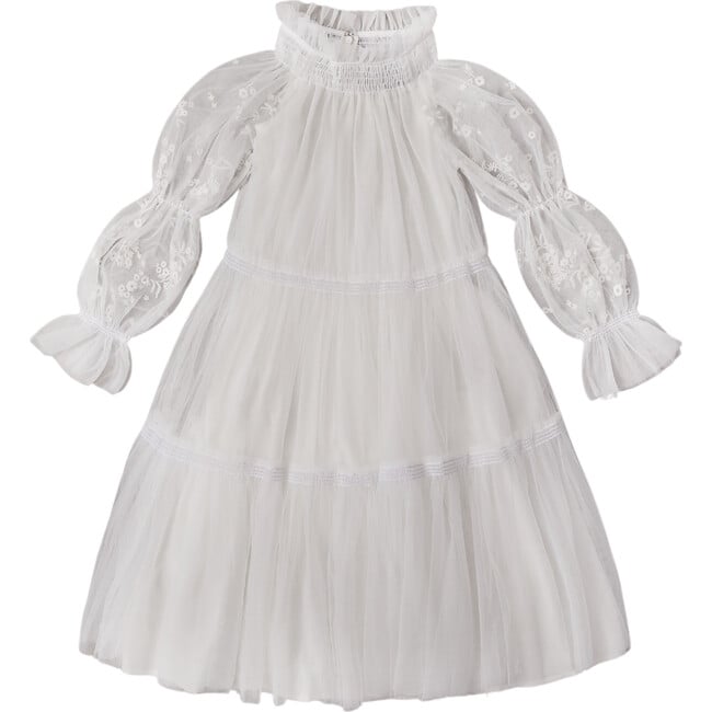 Esther Dress, Bright White - Dresses - 1