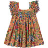 Chloe Dress, Garden Floral Peach Soda - Dresses - 1 - thumbnail