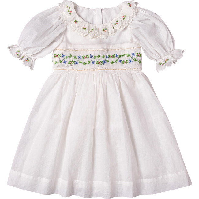 Aubrie Dress, Bright White - Dresses - 1