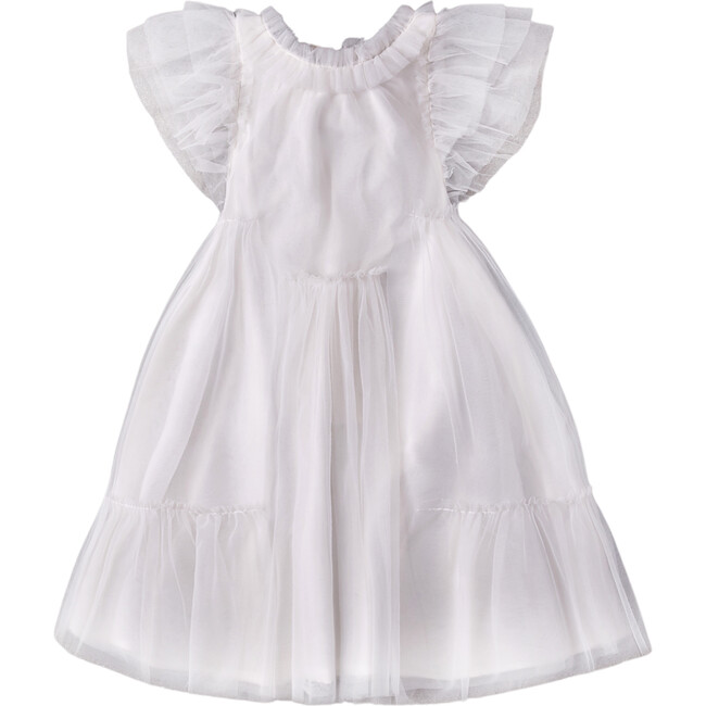 Antoinette Dress, Bright White - Dresses - 1
