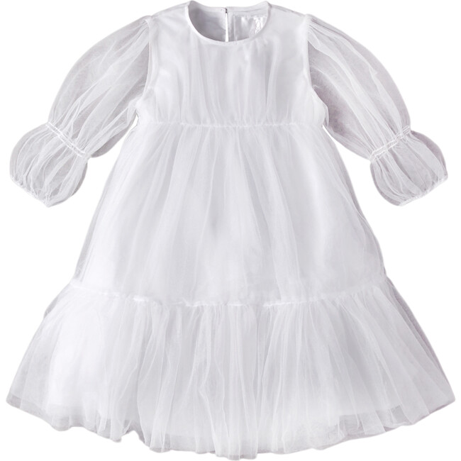 Alice Dress, Bright White - Dresses - 1