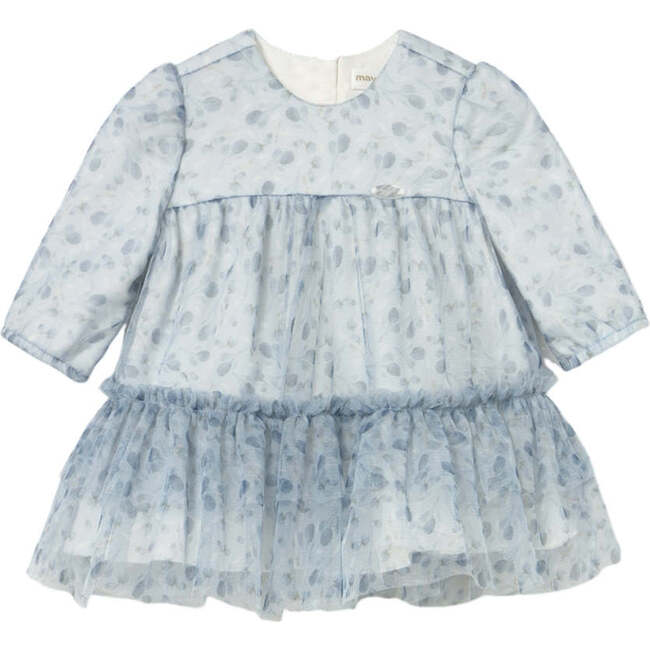 Newborn Girl Tulle Dress, Blue