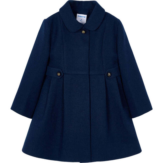 Girl Cloth Coat, Navy