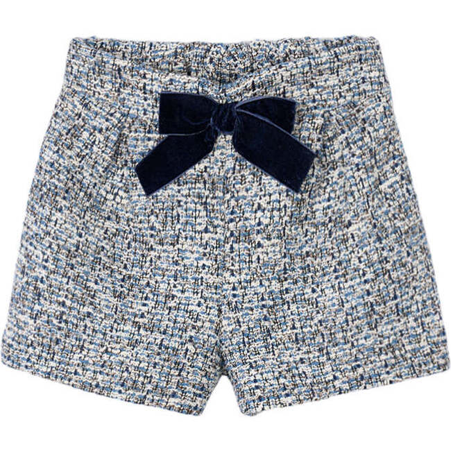 Girl Bow Shorts, Grey
