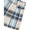 Girl Plaid Shorts, Beige - Shorts - 3