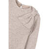 Girl Knit Dress, Beige - Dresses - 6