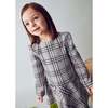 Girl Knit Dress, Grey - Dresses - 4