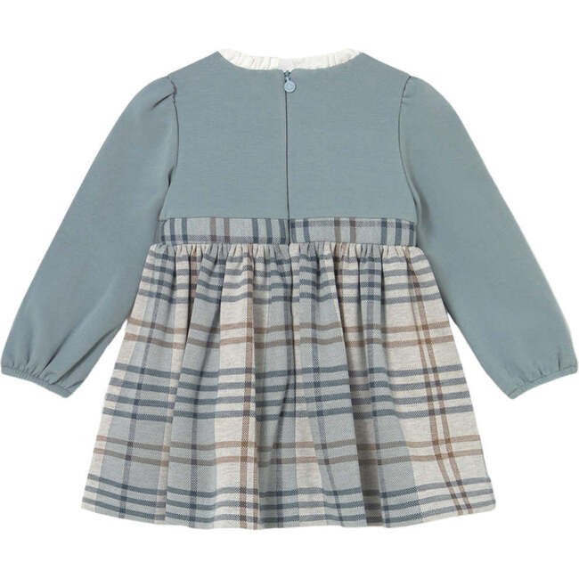 Baby Plaid Dress, Blue - Dresses - 2