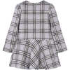 Girl Knit Dress, Grey - Dresses - 5