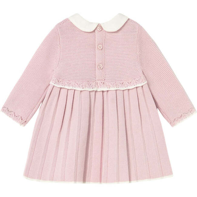 Baby Knit Dress, Pink - Dresses - 2