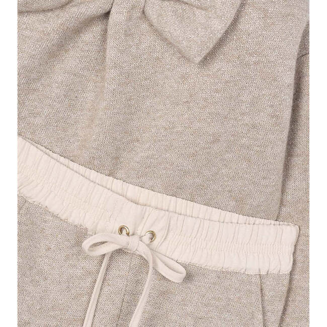 Girl Knit Pants and Sweater Set, Beige - Mixed Apparel Set - 6