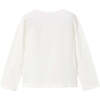Girls Doll Motif Shirt, White - T-Shirts - 2