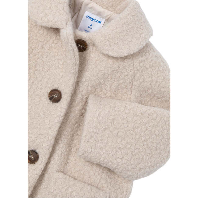 Girls Coat, Beige - Coats - 3
