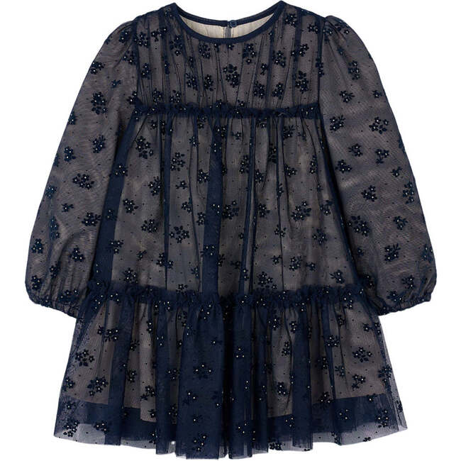 Girl Tulle Dress, Navy