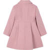 Girl Wool Coat, Pink - Coats - 2