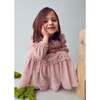 Girl Tulle Dress, Pink - Dresses - 2