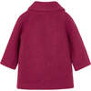 Girl Terry Coat, Cherry - Coats - 2