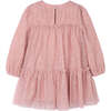 Girl Tulle Dress, Pink - Dresses - 6