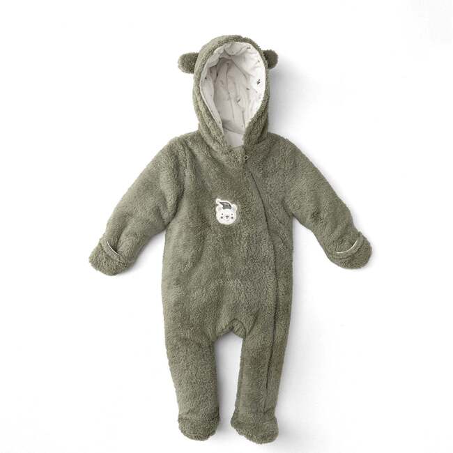 Forest Snuggle Bear Onesie, Olive