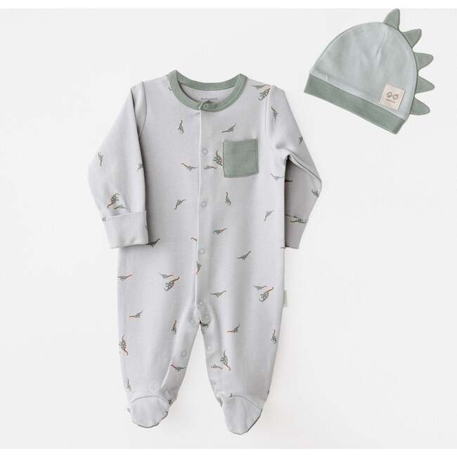 Dino Dreams Baby Outfit Set, Green