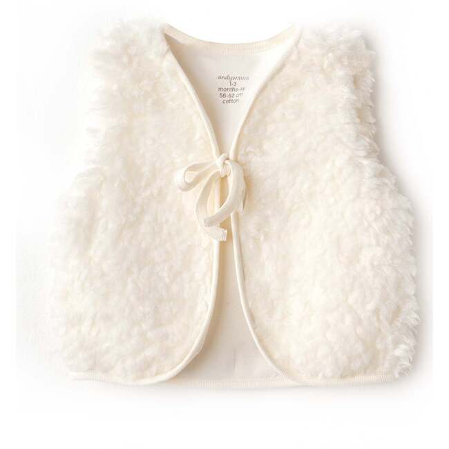 Cloud Soft Sherpa Vest, Cream