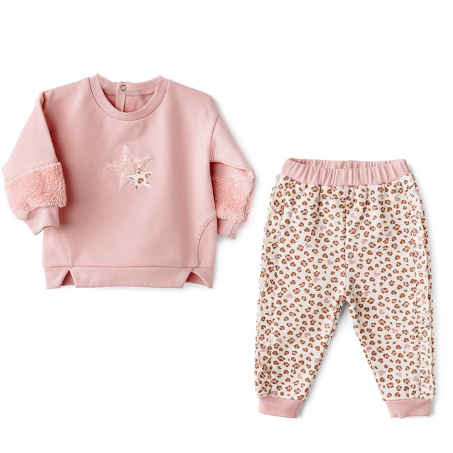 Blush Star & Petal Set, Pink