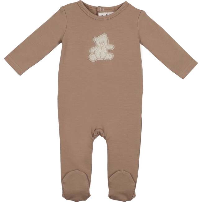 Sherpa Bear Footie, Taupe