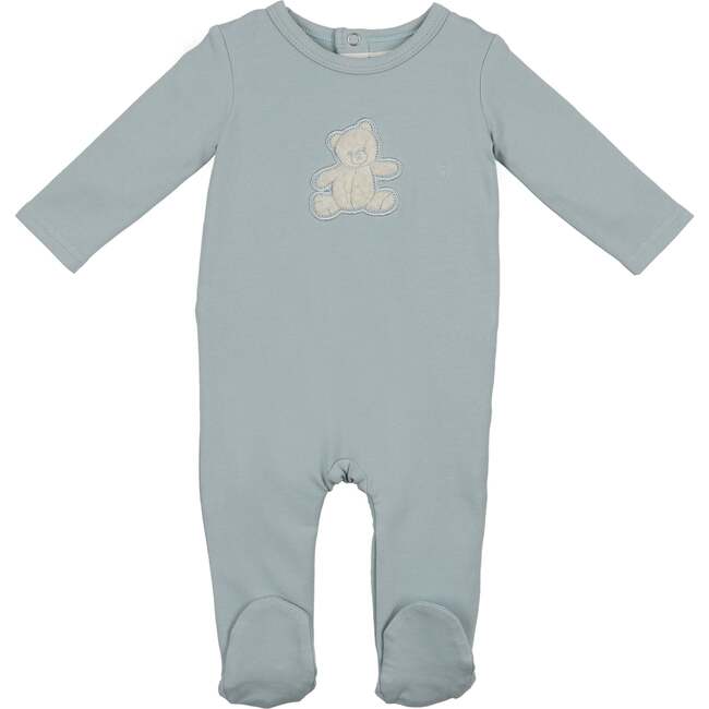 Sherpa Bear Footie, Sky Blue