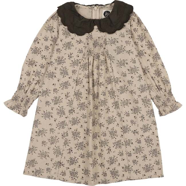 Eyelet Smocked Dress, Sage