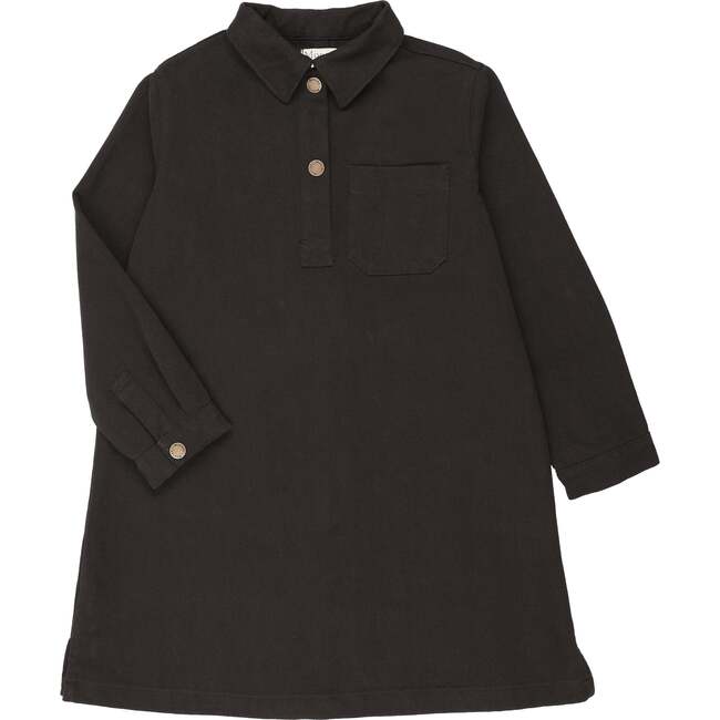 Denim Edit Dress, Black