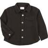 Denim Edit Button Down Shirt, Black - Button Downs - 1 - thumbnail