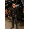 Denim Edit Button Down Shirt, Black - Button Downs - 2