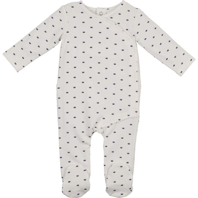 Crown Wrap Footie, Off White