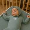 Bebe Pointelle Footie and Beanie Set, Blue - Footie Pajamas - 2