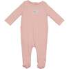 Bebe Pointelle Footie, Berry - Footie Pajamas - 1 - thumbnail