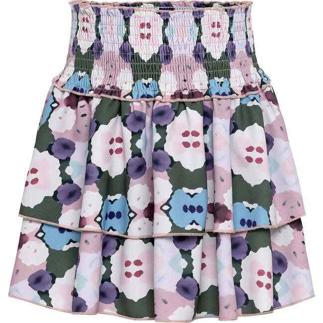 Scottie Skirt, Teal Ink Blot