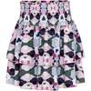 Scottie Skirt, Magenta Ink blot - Skirts - 1 - thumbnail