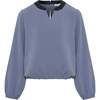Milly Top, Slate - Blouses - 1 - thumbnail