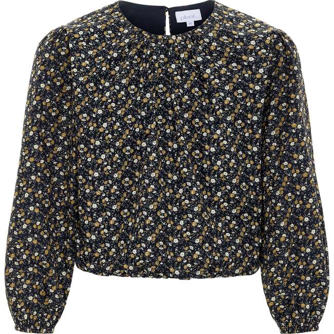 Wren Top, Midnight Floral