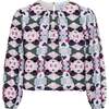 Wren Top, Magenta Ink blot - Blouses - 1 - thumbnail