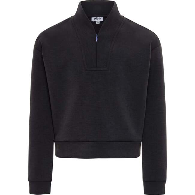 Liza Pullover, Charcoal Cozy